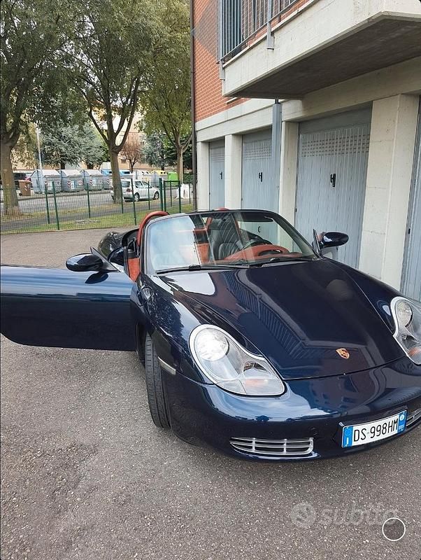 Usata Porsche Boxster 204 CV (150 kW) 1997 Blu Cabrio