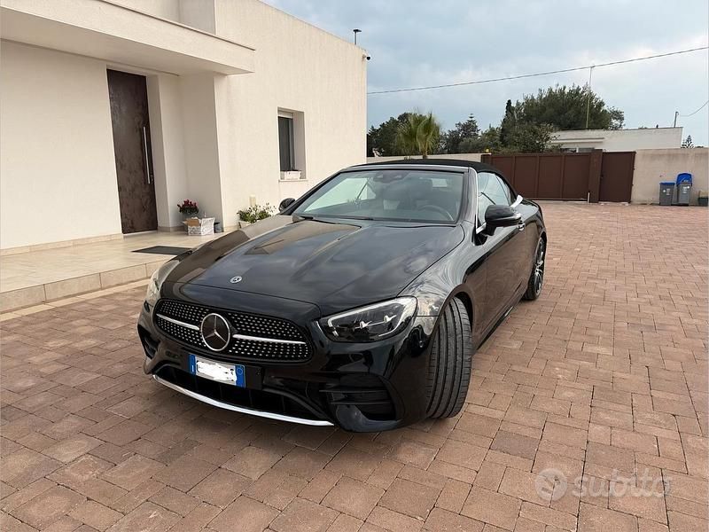 Usata Mercedes E220 Premium 194 CV (142 kW) 2021 Nero Cabrio