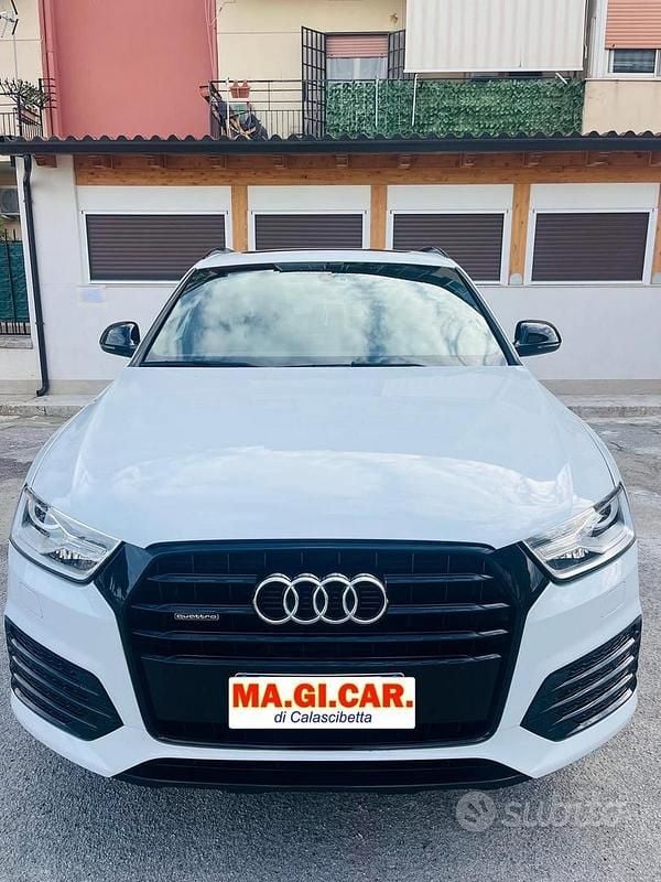 Usata Audi Q3 S-Line 150 CV (110 kW) 2017 Bianco SUV
