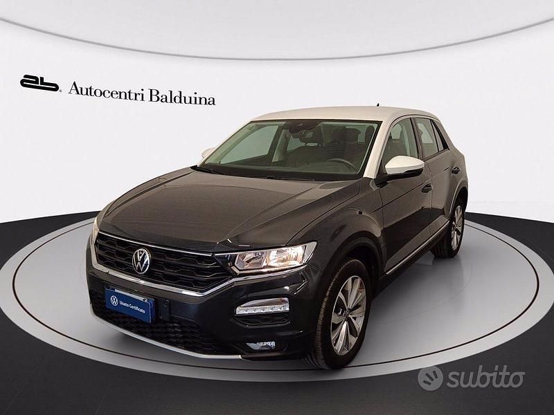 Grigio urano/tetto bianco Usata 2021 VW T-Roc Style SUV | 17.900 € (Super prezzo) - Immagine 1/4