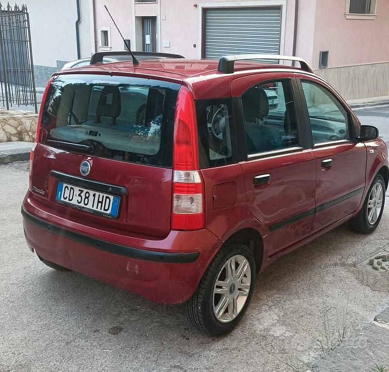 Usata Fiat Panda 2003 Rosso Utilitaria