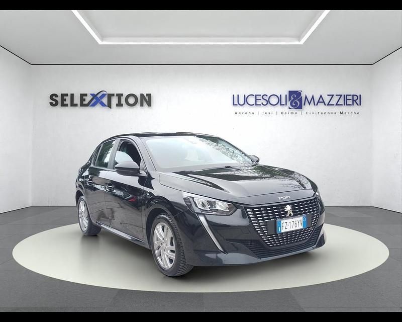 Usata Peugeot 208 Active 101 CV (74 kW) 2020 Nero Utilitaria