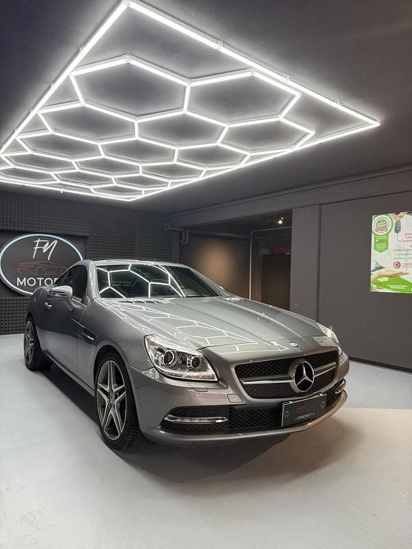 Usata Mercedes SLK200 Premium 184 CV (135 kW) 2011 Grigio Cabrio