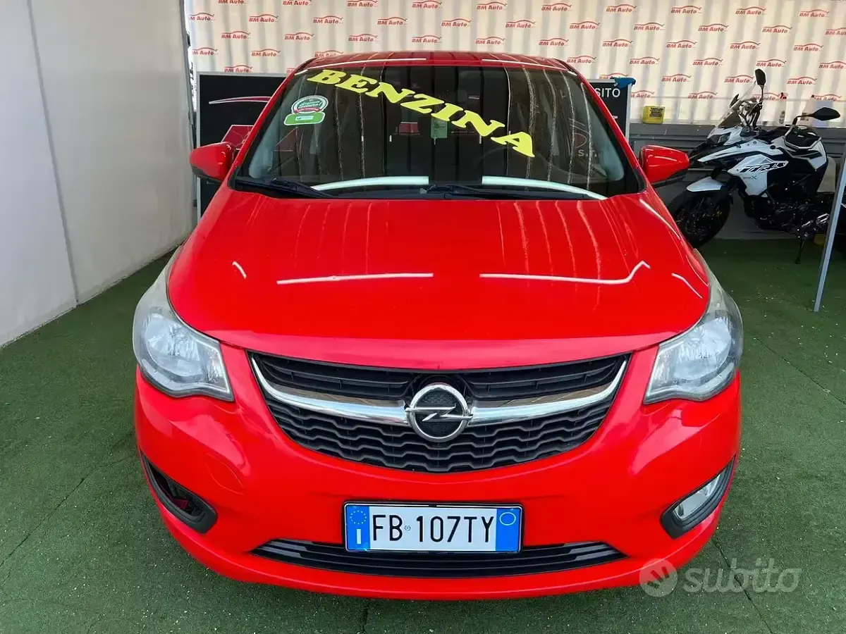 Usata Opel Karl 75 CV (55 kW) 2015 Rosso Utilitaria