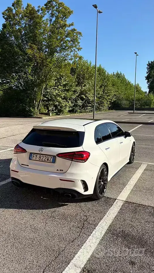 Usata Mercedes A35 AMG AMG 306 CV (225 kW) 2019 Bianco Berlina