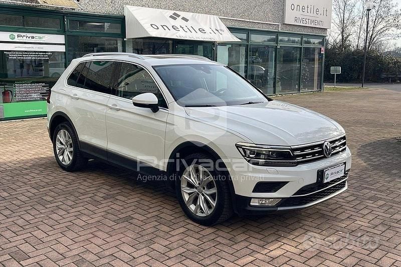 Usata VW Tiguan Executive 190 CV (139 kW) 2017 Bianco SUV