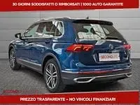 Usata VW Tiguan Elegance 150 CV (110 kW) 2022 Blu SUV