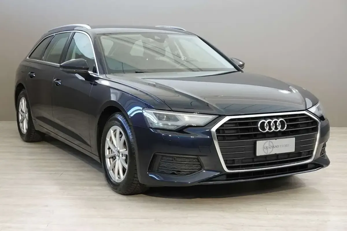 Usata Audi A6 Business 204 CV (150 kW) 2021 Blu met Station wagon