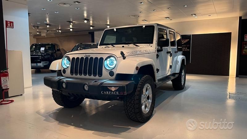 Usata Jeep Wrangler Sahara 200 CV (147 kW) 2016 Bianco SUV