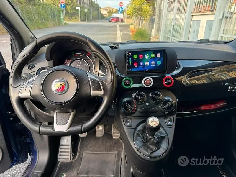 Usata Abarth 595 2014 Blu Utilitaria