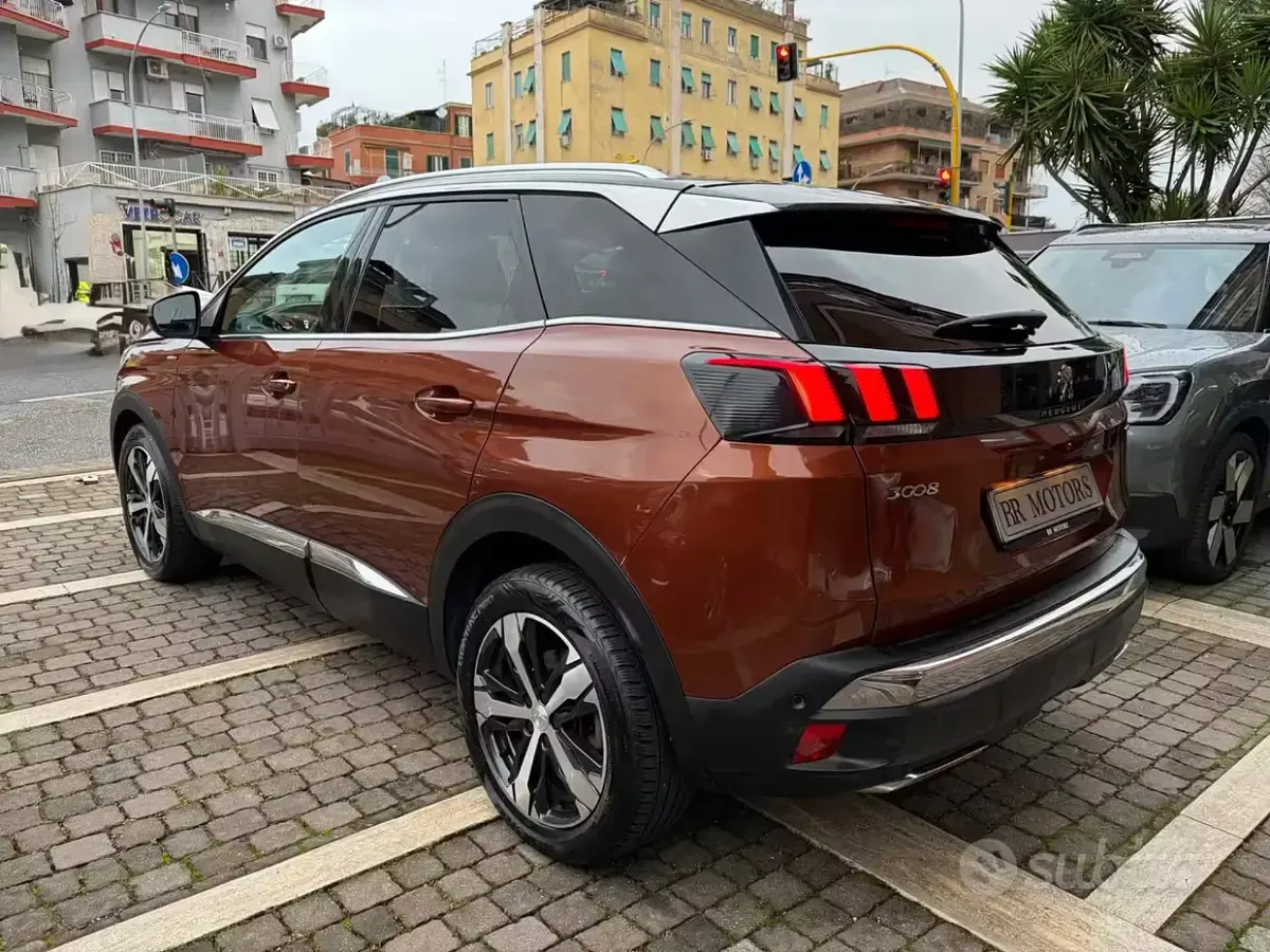 Usata Peugeot 3008 GT-line 131 CV (96 kW) 2018 Rosso SUV