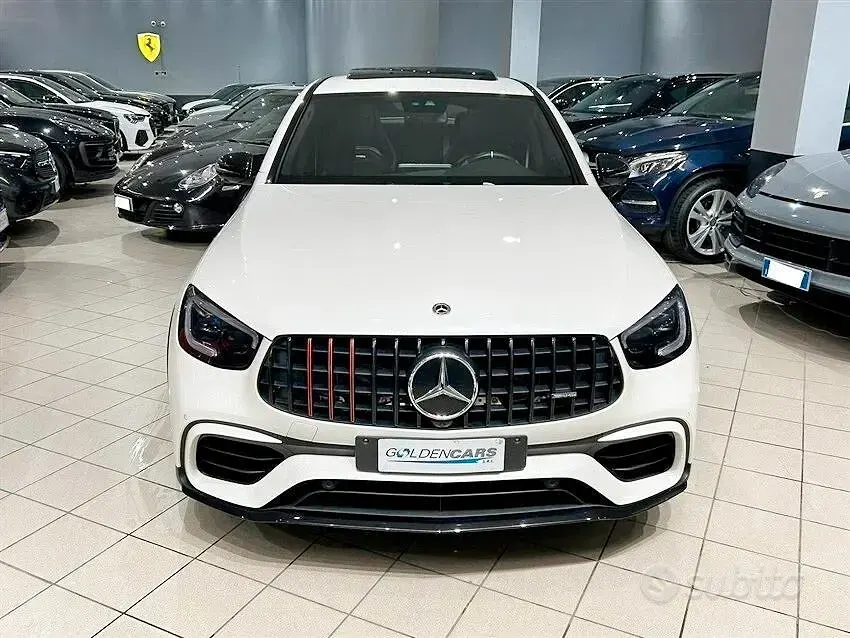 Usata Mercedes GLC63 AMG AMG 510 CV (375 kW) 2021 Bianco Coupé