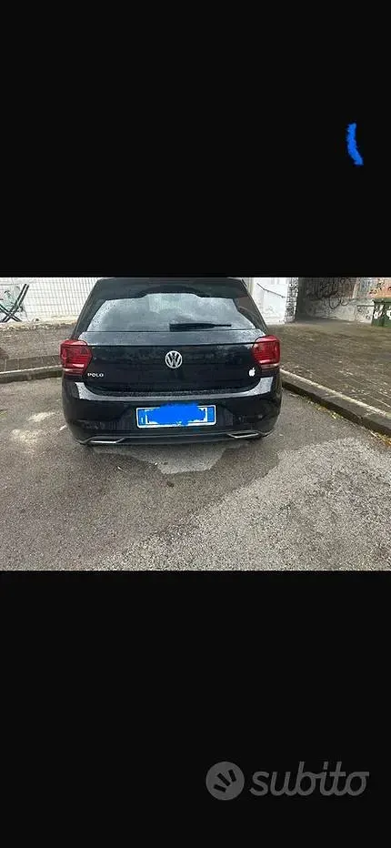 Usata VW Polo 95 CV (69 kW) 2019 Nero Utilitaria