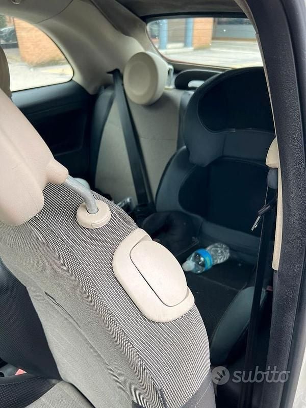 Usata Fiat 500 75 CV (55 kW) 2010 Bianco Cabrio