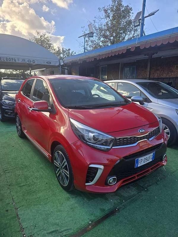Rosso Usata 2018 Kia Picanto GT-Line Due volumi | 9500 € (Buon prezzo) - Immagine 1/4