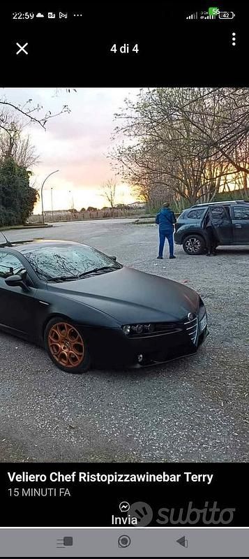 Usata Alfa Romeo Brera 260 CV (191 kW) 2006 Nero Coupé