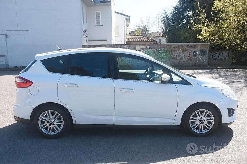 Usata Ford C-MAX Titanium 115 CV (84 kW) 2015 Bianco Monovolume