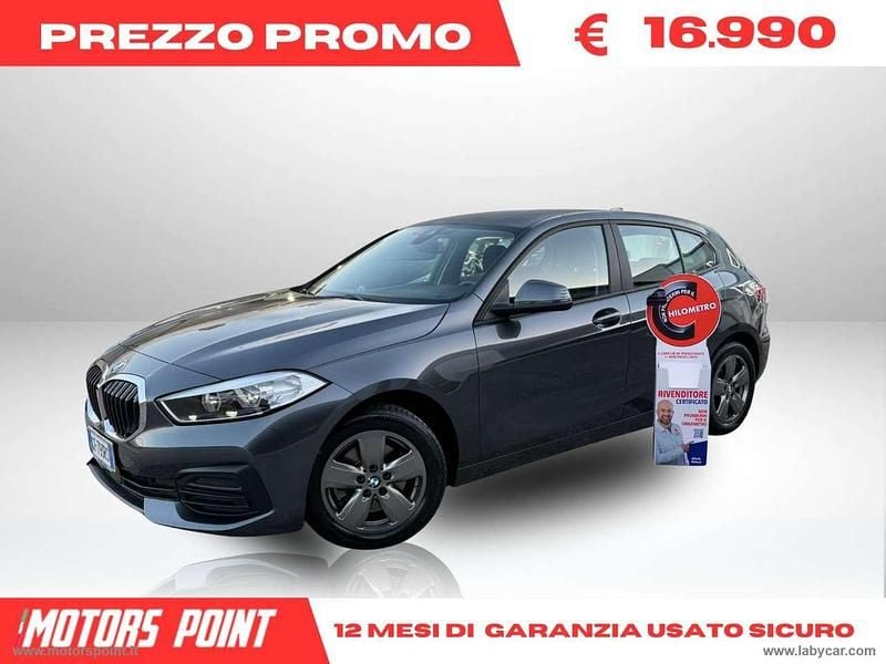Grigio Usata 2021 BMW 116 Advantage Due volumi | 16.990 € (Ottimo prezzo) - Immagine 1/4