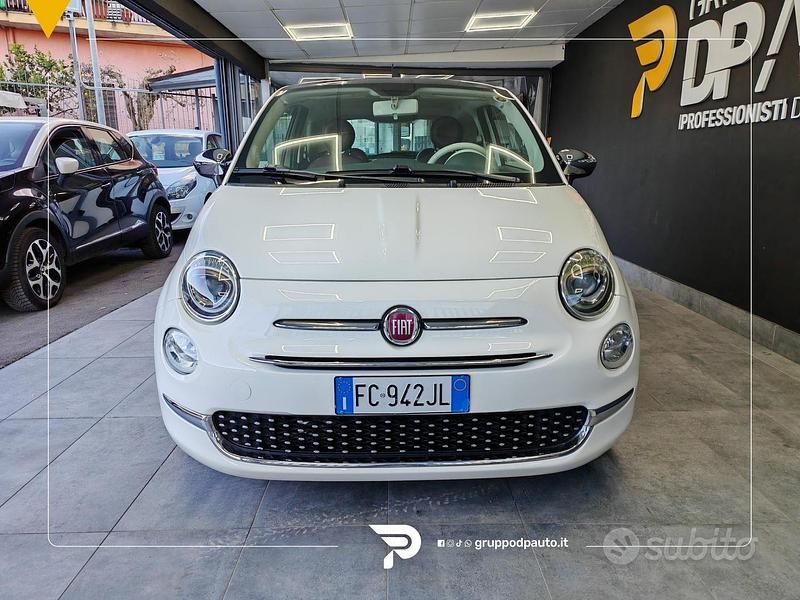 Usata Fiat 500 Lounge 69 CV (50 kW) 2016 Bianco Utilitaria