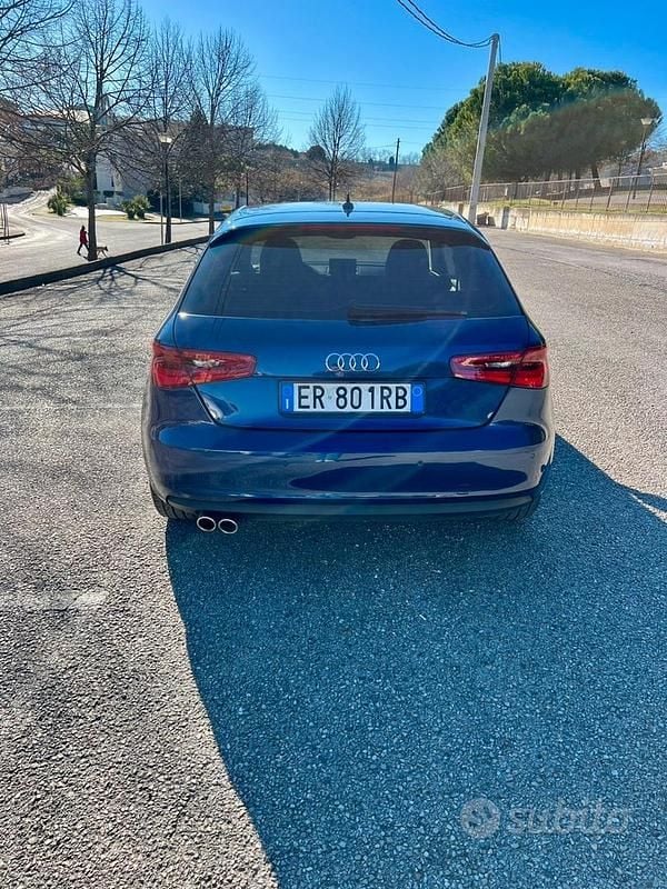 Usata Audi A3 150 CV (110 kW) 2013 Blu Berlina
