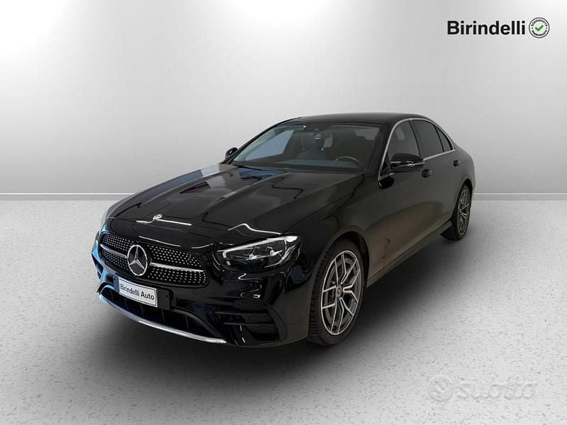 Usata Mercedes E220 Premium Plus 194 CV (142 kW) 2021 Nero Berlina