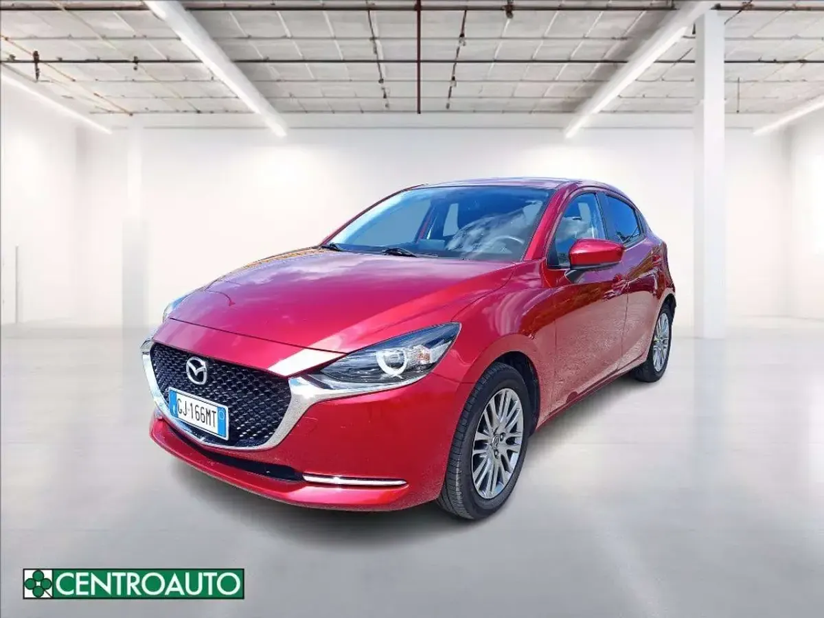 Usata Mazda 2 Exceed 90 CV (66 kW) 2022 Rosso metallizzato Berlina