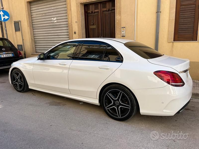 Brugt Mercedes C300 204 HK (150 kW) 2019 Hvid Sedan