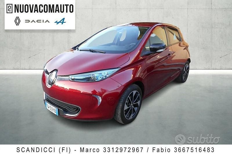 Usata Renault Zoe Intens 80 kW (109 CV) 2019 Rosso Utilitaria