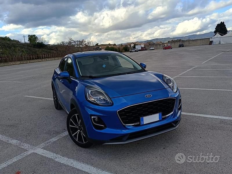 Usata Ford Puma Titanium 120 CV (88 kW) 2021 Blu SUV