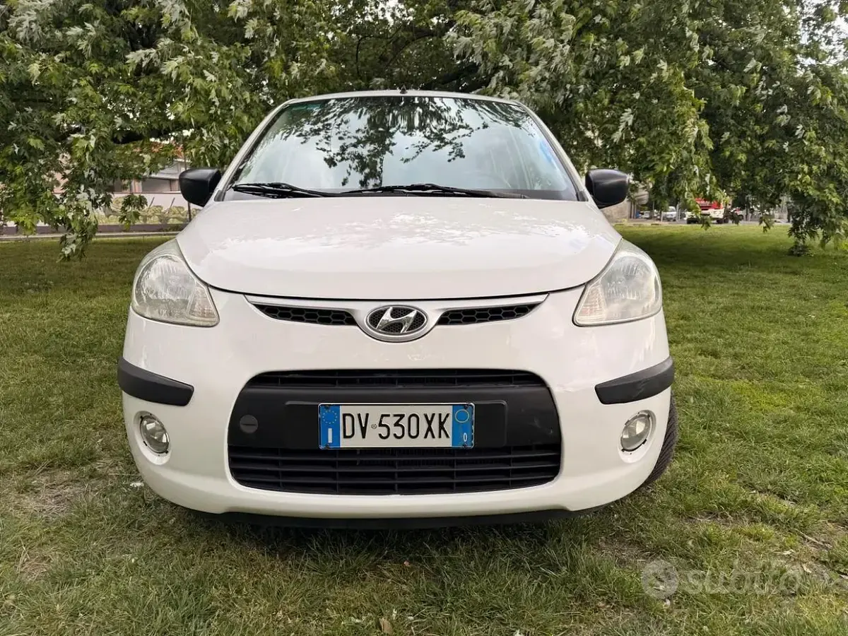 Usata Hyundai i10 Style 64 CV (47 kW) 2009 Bianco Utilitaria