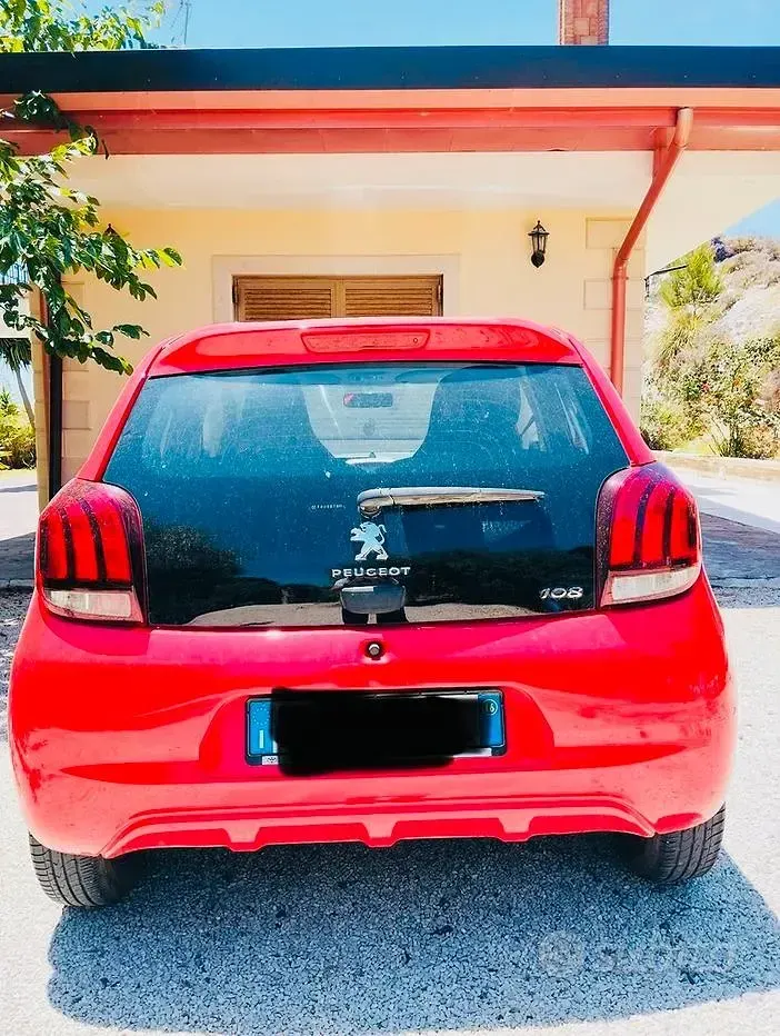 Usata Peugeot 108 2016 Rosso Utilitaria