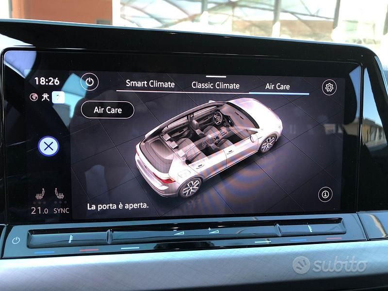 Usata VW Golf VII 115 CV (84 kW) 2020 Nero Berlina