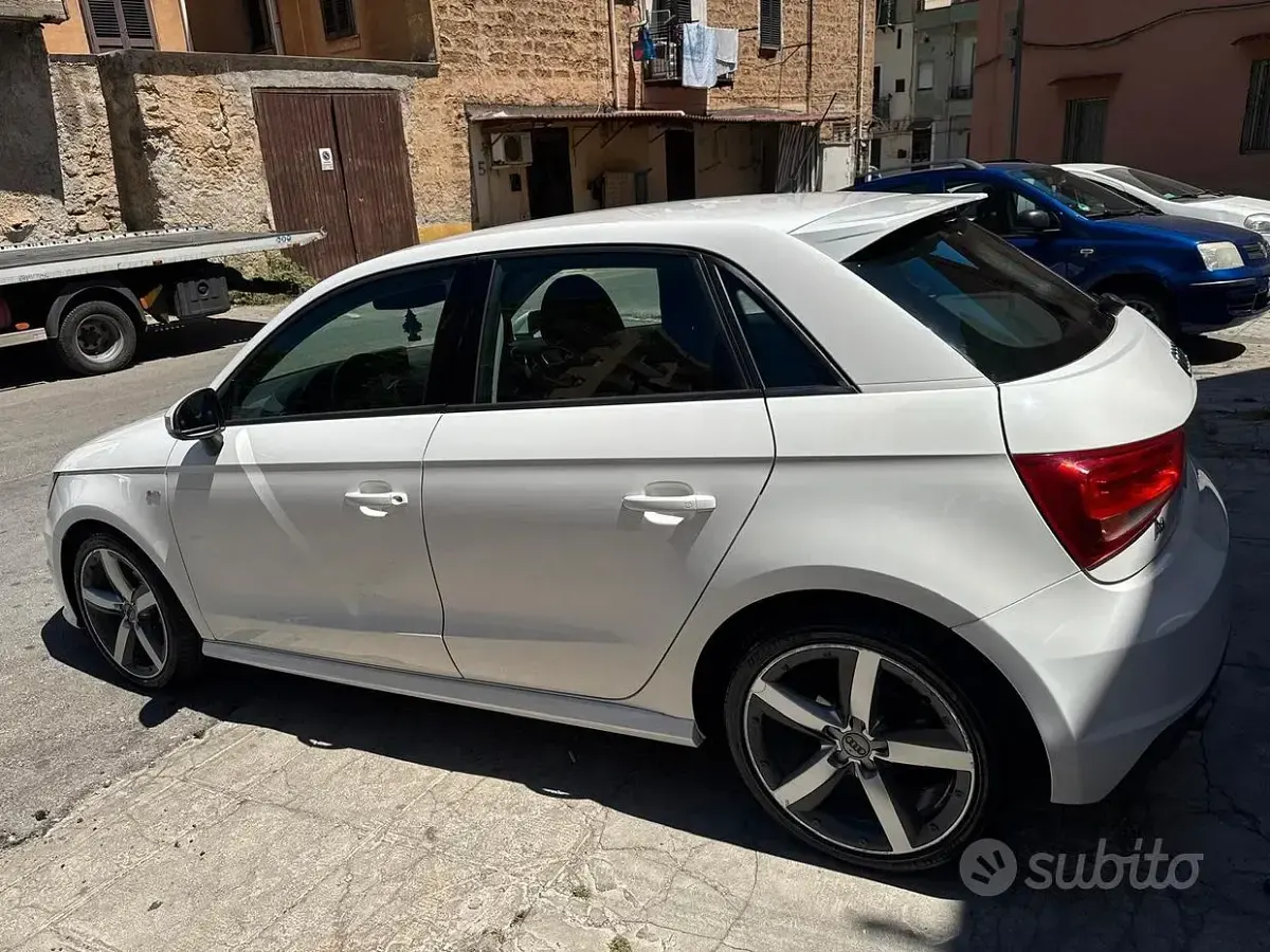 Usata Audi A1 S-Line 95 CV (69 kW) 2017 Bianco Utilitaria