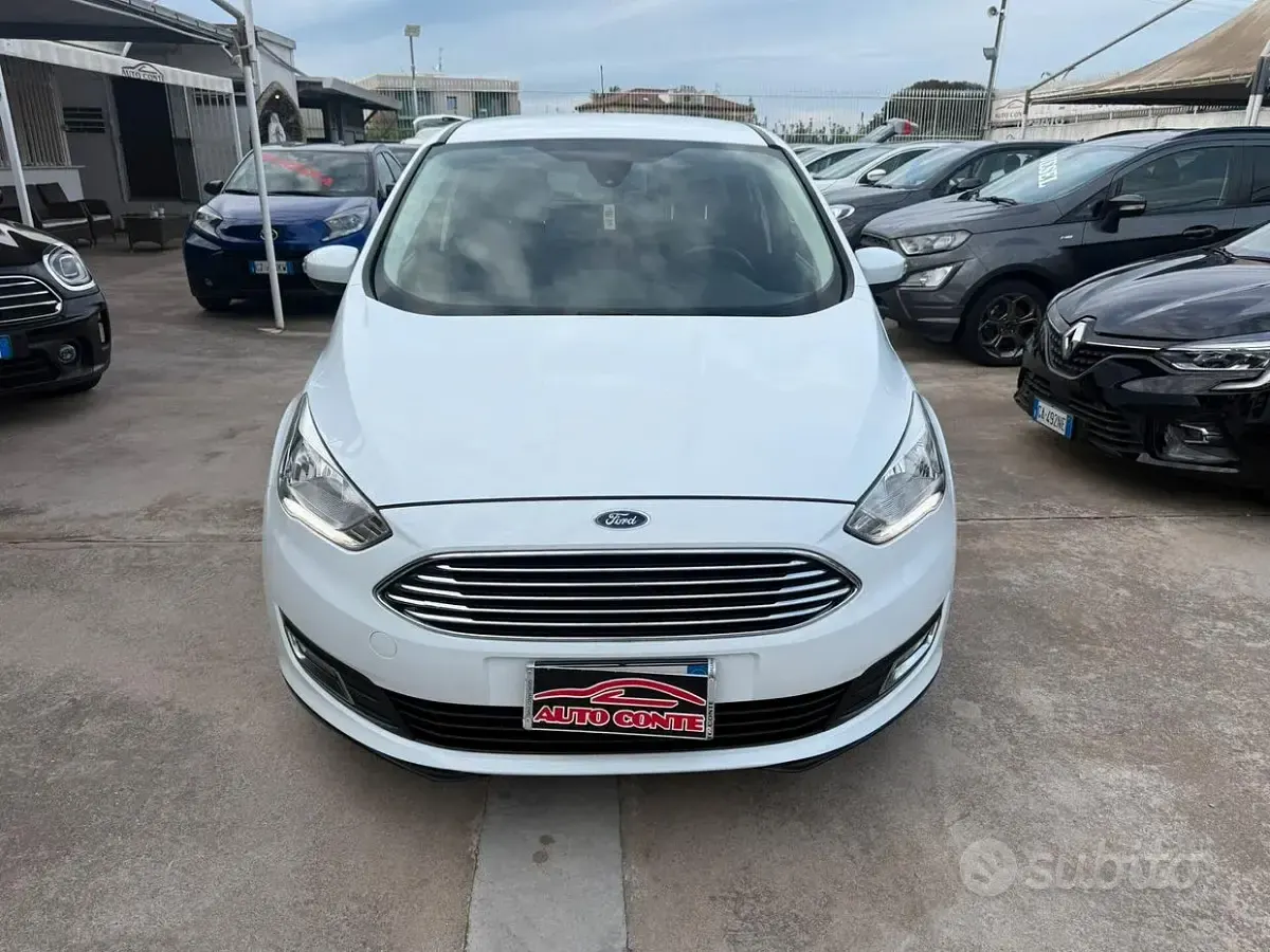 Brugt Ford C-MAX Titanium 120 HK (88 kW) 2017 Hvid MPV