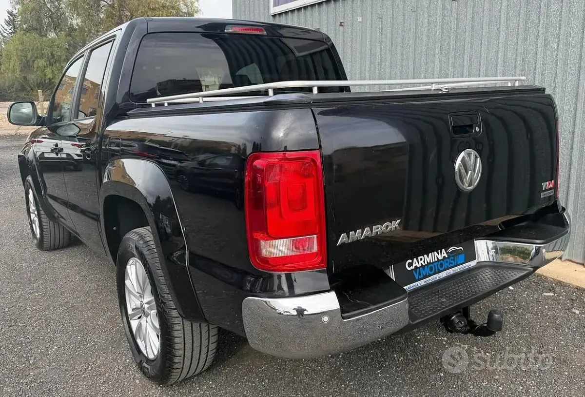 Usata VW Amarok 180 CV (132 kW) 2014 Nero Pick-up