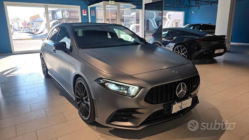 Usata Mercedes A250 AMG 306 CV (225 kW) 2020 Grigio Berlina