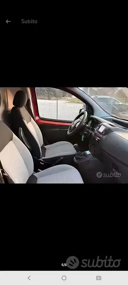 Usata Fiat Fiorino 95 CV (69 kW) 2017 Rosso Monovolume