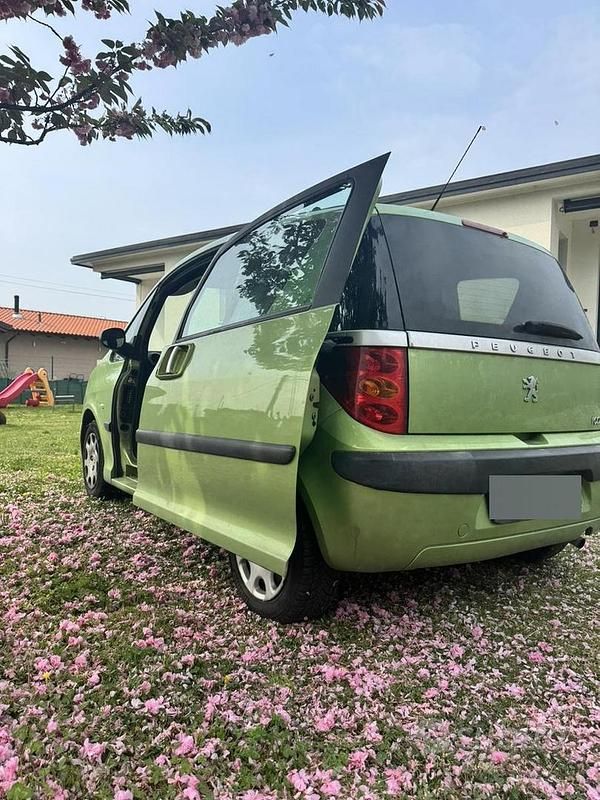 Usata Peugeot 1007 73 CV (53 kW) 2006 Verde Monovolume