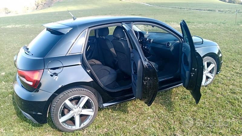Usata Audi A1 Sportback S-Line 90 CV (66 kW) 2018 Nero Utilitaria