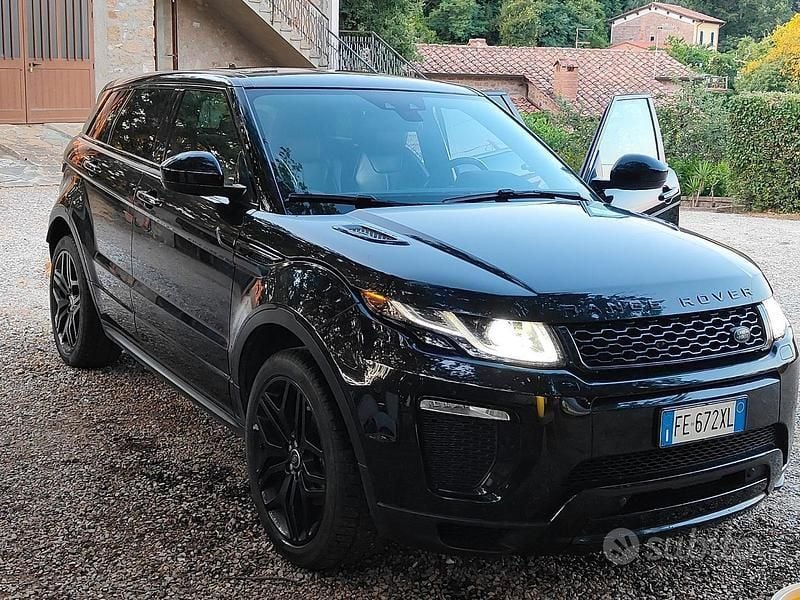 Usata Land Rover Range Rover evoque 2016 Nero SUV