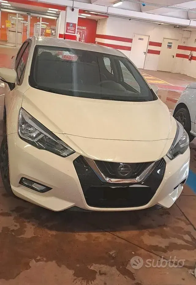 Usata Nissan Micra Acenta 90 CV (66 kW) 2018 Bianco Utilitaria