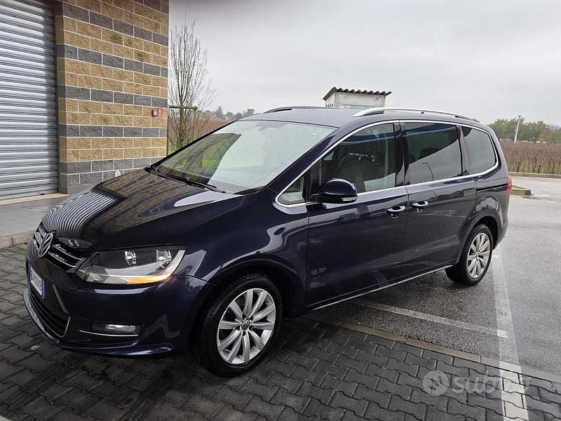 Usata VW Sharan 2014 Blu Monovolume