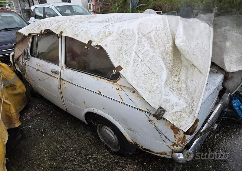 Usata Fiat 850 1960 Bianco Utilitaria