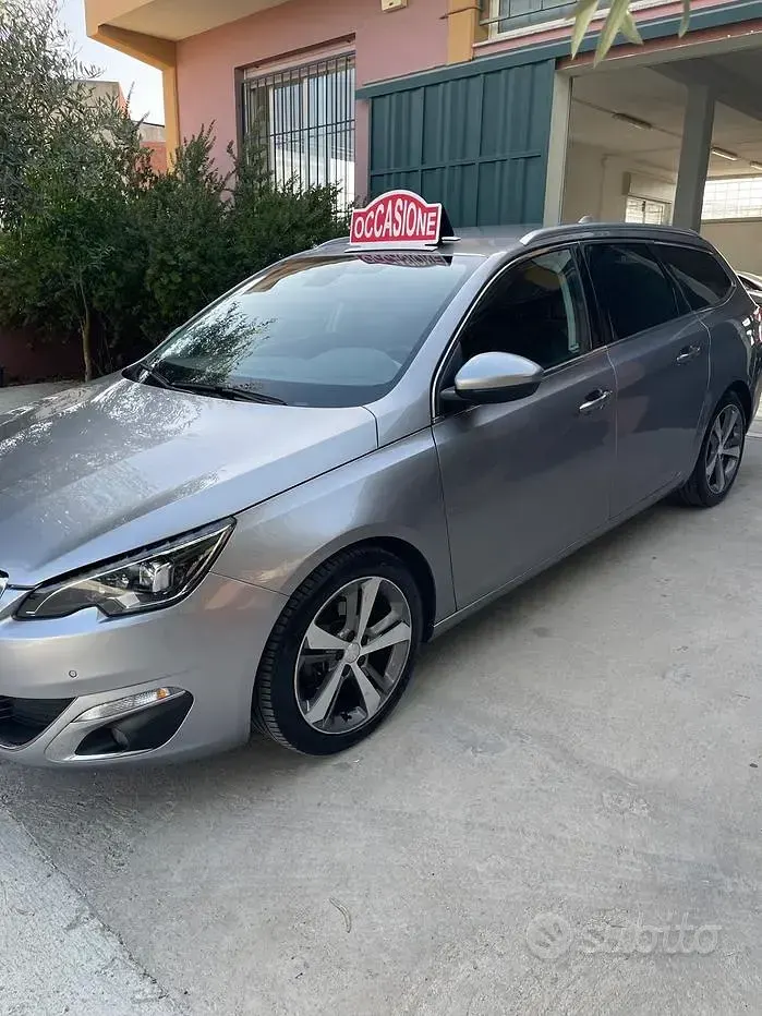 Usata Peugeot 308 GT-line 120 CV (88 kW) 2016 Grigio Station wagon