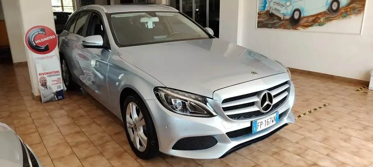 Usata Mercedes C220 170 CV (125 kW) 2018 Argento Station wagon