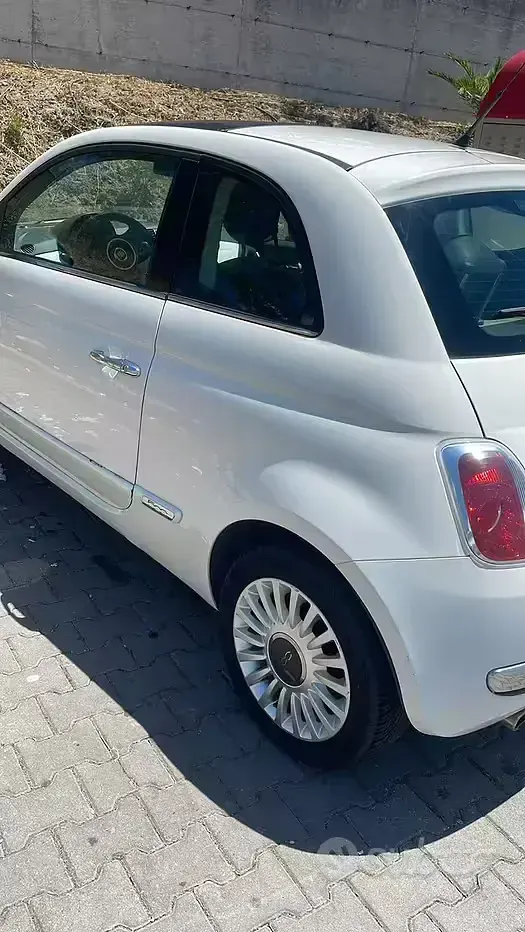 Usata Fiat 500 69 CV (50 kW) 2010 Bianco Utilitaria