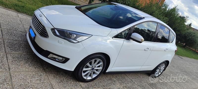 Usata Ford C-MAX 120 CV (88 kW) 2018 Bianco Monovolume