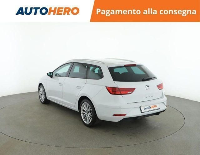 Usata Seat Leon ST Style 115 CV (84 kW) 2018 Bianco Station wagon
