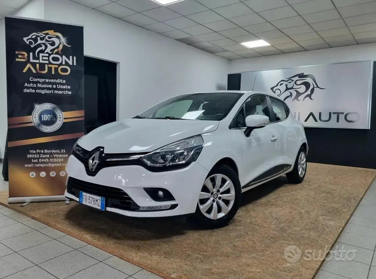 Usata Renault Clio IV Zen 75 CV (55 kW) 2018 Bianco Berlina