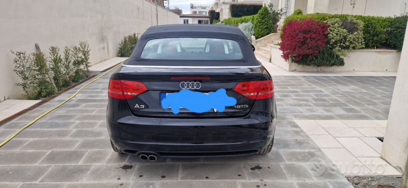 Usata Audi A3 Cabriolet S-Line 105 CV (77 kW) 2009 Nero Cabrio